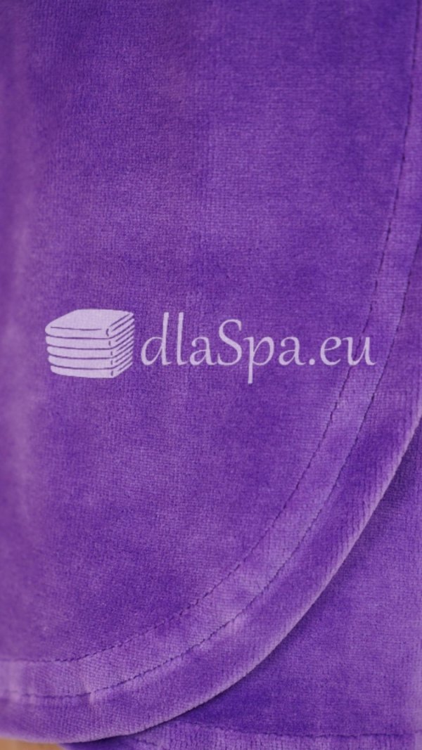 Gumka scrunchie do włosów kolor ciemny fiolet