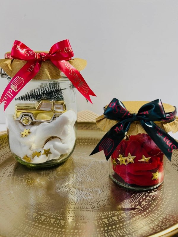 Wstążka satynowa kolorowa z logo w kolorze metalicznym