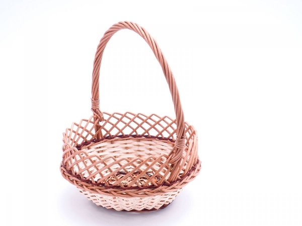 Koszyczek Wielkanocny Taśma 20cm - Sklep z wiklina - Zdjęcie