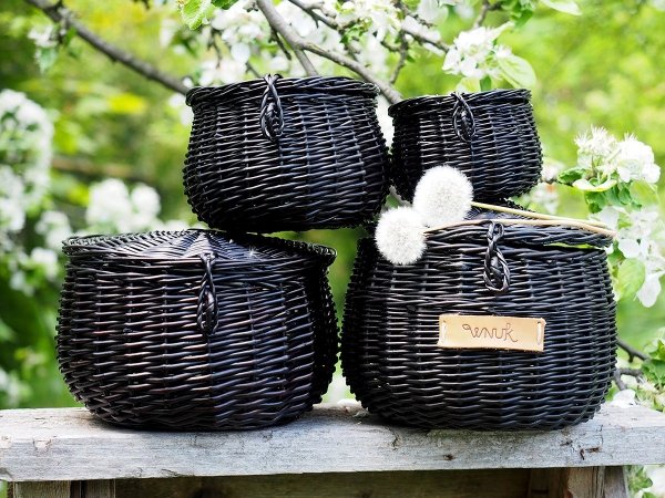 Szkatułka okrągła Wenge Baryłka 20 cm - sklep z wiklina - zdjęcie 5