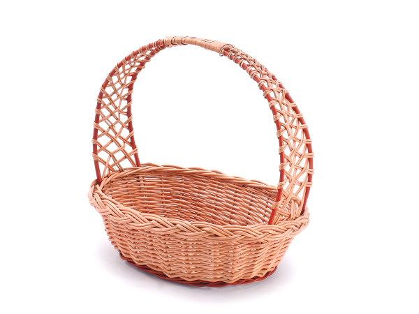 Koszyczek Wielkanocny (Owalny/Kratka/26cm) - Sklep z wiklina - zdjęcie 2