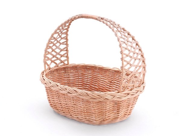 Koszyczek Wielkanocny Owalny Kratka 30cm - Sklep z wiklina - zdjęcie