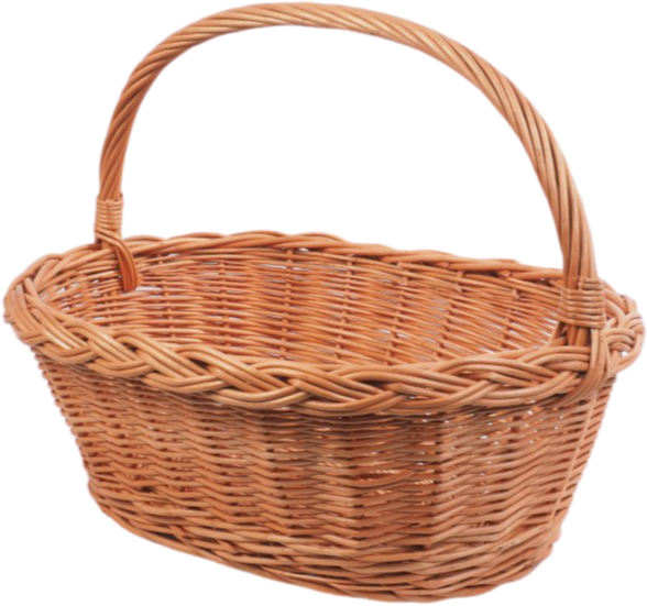 Kosz na zakupy Gęsiarka Wkład 42 cm - Sklep z wiklina - zdjęcie 3