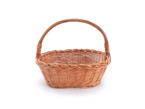 Kosz na zakupy (gęsiarka/40cm) - sklep z wiklina - zdjęcie 