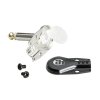 Plug Jack angled 6,3mm Mono Gold AH flat