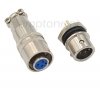 Socket 3pin DIN jack + plug, 8mm