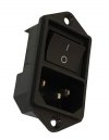 IEC power socket + power switch AC2