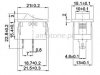 Switch rocker MRS101 green SPST