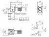 Alpha 9mm plastic - 5k/A logarytmiczny