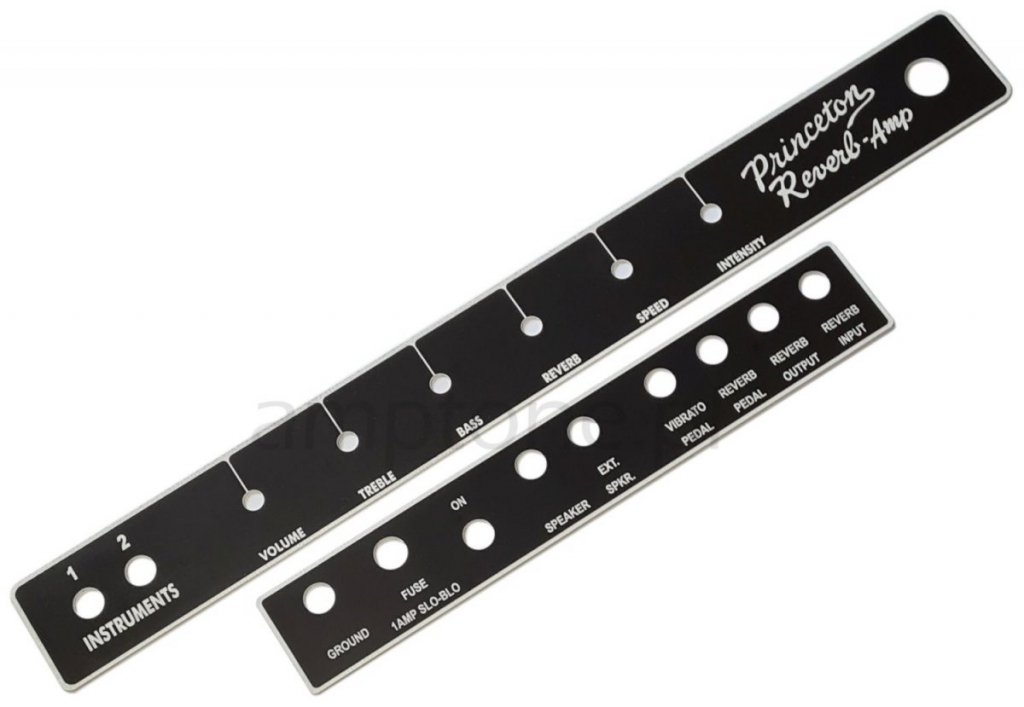 Faceplate Fender Princeton Reverb Blackface (front+tył) Faceplate