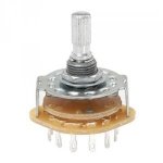 Switch rotary 6 poles (6x2)