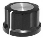 Knob X6 black (push-on)