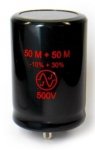 50uF+50uF 500V JJ