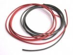 Wire Silicone solid 22AWG (0,5mm2) black