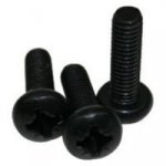 Screw M6-20 black