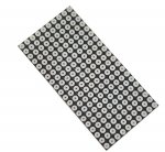 Stripboard 38x76mm, spacing 3,8mm, black