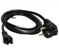 Kabel zasilający, sieciowy, koniczynka, 1,5m 