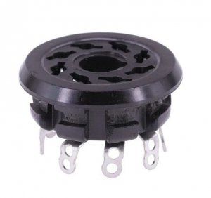 8pin tube socket bekelit