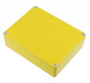 Diecast box alu, 1590BBYL Hammond Yellow