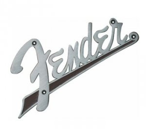 Logo Fender flat amp, black