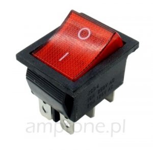 Switch KCD rocker DPDT (ON-ON)