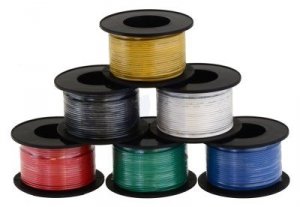 Wire stranded 24AWG (0,25mm2) blue