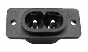 Power jack AC eight panel mount