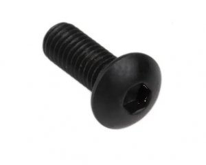 Head Screw hexagon M4x12, zinc-nickel, black 12mm