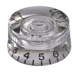 Knob guitar Epiphone style, clear
