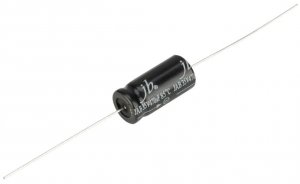 JB capacitor 100uF 25V JAB osiowy