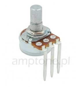 Alpha 10k W-taper PCB-V Long pins (oś 6,3mm)