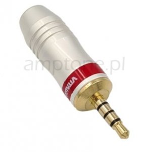 Wtyk Jack stereo 3,5mm Gold, Vitalco, 4pin (mikrofon)