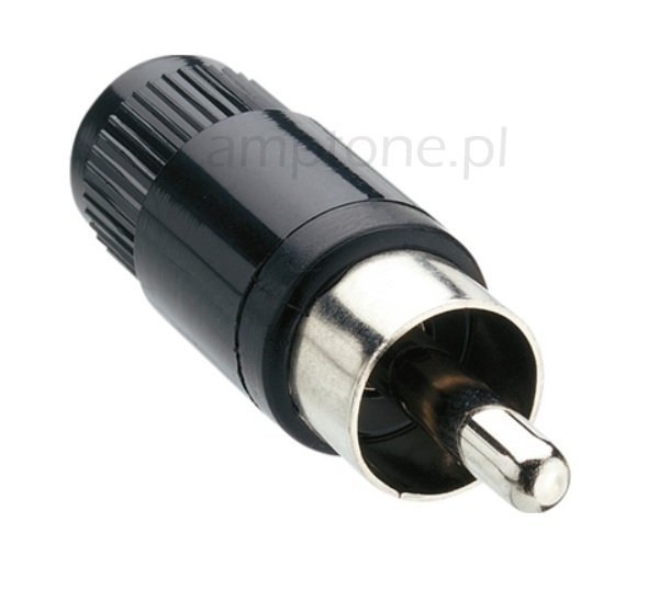 Plug RCA black STO Lumberg