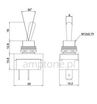 Power Switch R13-A SCI SPST
