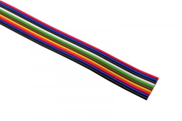 Wire stranded 26AWG (12x0,22mm2) multicolour