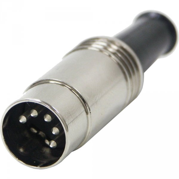 Plug DIN 5pin C metal