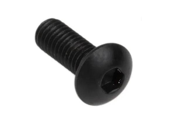 Head Screw hexagon M4x12, zinc-nickel, black 12mm