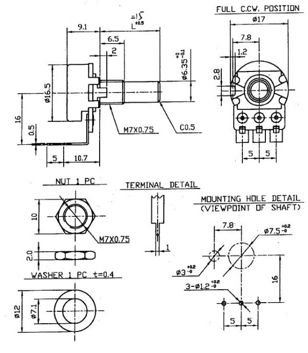 Alpha 1M/C reverse log PCB-V (6.3)