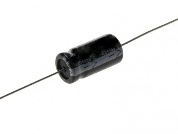 Kondensator elektrolityczny 220uF 63V osiowy