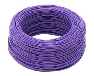 Kabel jednożyłowy fioletowy 1x0,75mm H05