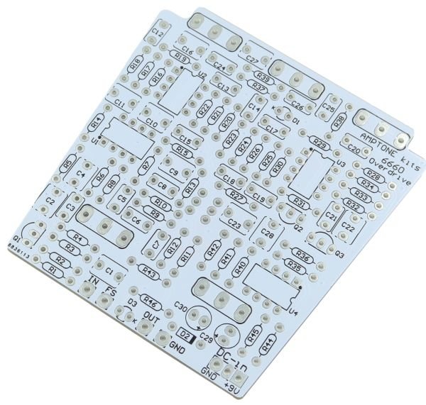 Płytka PCB do efektu gitarowego - &quot;6660 Overdrive&quot;