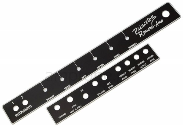 Faceplate Fender Princeton Reverb Blackface (front+tył)