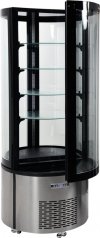 WITRYNA CHŁODNICZA 400L 68x68x175 CZARNA
