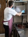 WASSERSCHUTZSCHÜRZE GESTREIFT MODELL 202 75/75