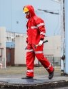 WATERPROOF OVERALLS WITH REFLECTIVE TAPES 104/R