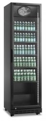 Szafa chłodnicza przeszklona RQ429-BLACK | 394l | czarna (SD429)