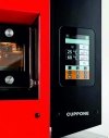Piec do pizzy elektryczny Cuppone Home HE 400 | jednokomorowy | panel dotykowy | 400x400 mm | HE400/1 TS/FN | czarny
