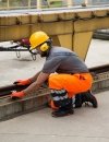 Spodnie do pasa z szelkami wodochronne ostrzegawcze dwu kolorowe 4289 Aj Group - PROS