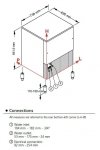 Kostkarko-grudkarka do lodu Frozen Stone | 140 kg/24h | system chłodzenia powietrzem | SLT270A
