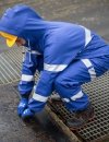 Kombinezon wodoochronny z taśmami odblaskowymi 104/R Aj Group - PROS